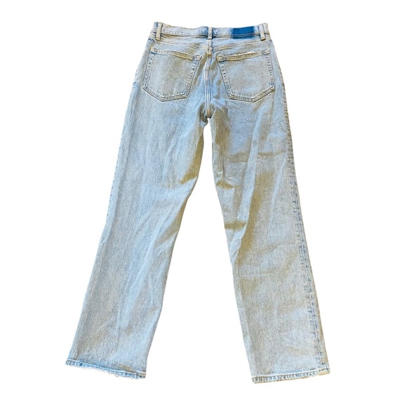 Abercrombie & Fitch 90s Ultra High Rise Straight Asymmetrical Zipper Jeans - Picture 7 of 13